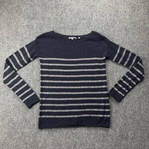 Vince Sweater Womens XS Wool Cashmere Blend Striped Pullover Lightweight
